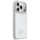 4. Etui Karl Lagerfeld Croco KL Script Logo MagSafe na iPhone 17 Pro Max - srebrne