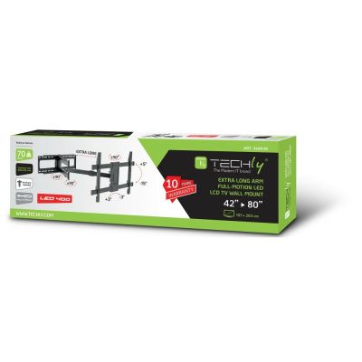 2. Uchwyt ścienny do TV 42-80" LED/LCD 70kg obrotowy długi