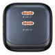 34. UNITEK ŁADOW. SIECIOWA 2X GAN 45W, 2XUSB-C PD 3.0, QC, CZARNA