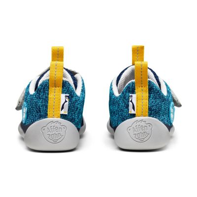 7. Buty barefoot Affenzahn Sneaker Knit Happy Penguin Jr 00397-30001