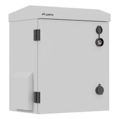 13. SZAFA RACK WISZĄCA 10" HERMETYCZNA IP55 MONTAŻ NA ŚCIANIE/SŁUPIE 320X220X400 SZARA LANBERG (ZŁOŻONA)