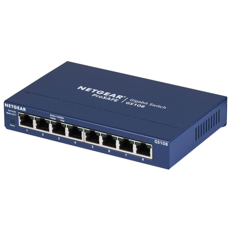Switch Netgear GS108GE 8p Unmanaged Gigabit