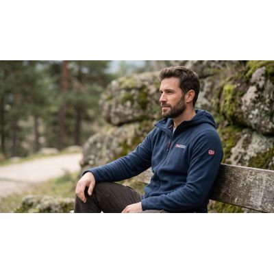 3. Polar męski Geographical Norway TUGOOD NAVY DB MEN 233 (WZ3336H/GN-NAVY)