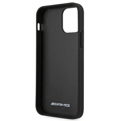 7. Etui AMG Leather Hot Stamped na iPhone 12 Pro Max - czarne