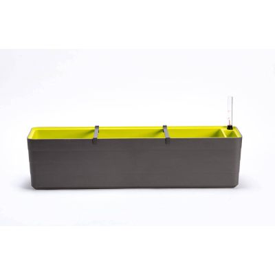 URBALIVE BERBERIS Donica samonawadniająca prostokątna 80 x 20 cm, szaro-brązowy