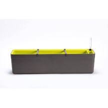 URBALIVE BERBERIS Donica samonawadniająca prostokątna 80 x 20 cm, szaro-brązowy