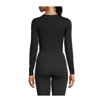 7. Koszulka CASALL Crop Long Sleeve czarny