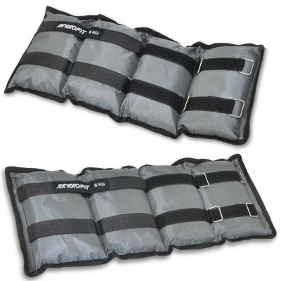 4. OBCIĄŻENIE NA PRZEGUBY SZARE 12KG (2x6KG) ENERO FIT