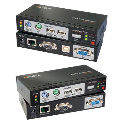 2. Lindy Cat.5 KVM Extender Combo 300, PS/2, USB i VGA