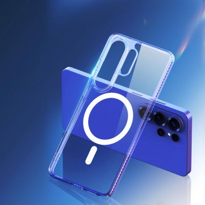 11. Etui Dux Ducis Clin Mag kompatybilne z MagSafe na Samsung Galaxy S26 Ultra - przezroczyste