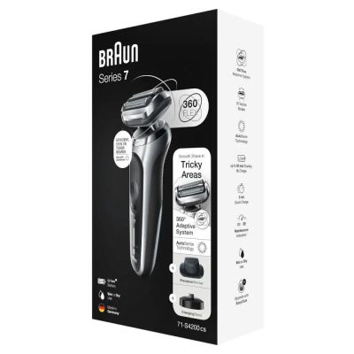 4. Braun Series 7 71-S4200cs Golarka foliowa Przycinarka Czarny