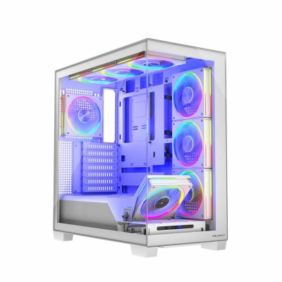 26. MODECOM OBUDOWA VOLCANO STELLAR ARGB MIDI 8F WHITE