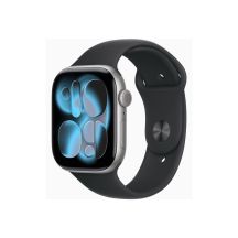 Apple Watch Series 11 OLED 46 mm Cyfrowy 416 x 496 px Ekran dotykowy 5G Szary Wi-Fi GPS