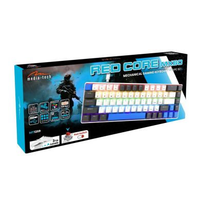 12. MEDIA-TECH KLAWIATURA MECHANICZNA 60% MT1259