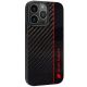 2. Etui Audi Carbon Fiber Stripe na iPhone 13 Pro Max - czarne