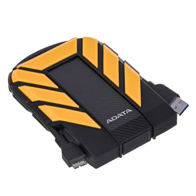 2. Dysk zewnętrzny HDD ADATA HD710 PRO (1TB; 2.5"; USB 3.2; żółty)