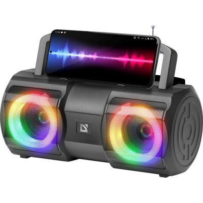 2. GŁOŚNIK DEFENDER BEATBOX 20 BLUETOOTH 20W LIGHT/BT/MIC/FM/USB/TF