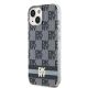 2. Etui DKNY IML Checkered Mono Pattern & Printed Stripes MagSafe na iPhone 15 Plus / 14 Plus - czarne