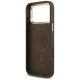 7. Etui Guess 4G PU Triangle Logo & Stand Camera Magsafe na iPhone 17 Pro Max - brązowe