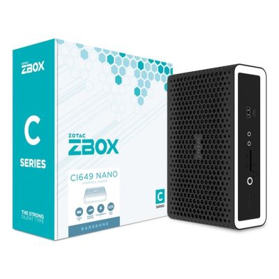 6. Zotac ZBOX CI649 NANO Wielkość PC 1.8L Czarny, Biały Intel SoC i5-1335U 1,3 GHz