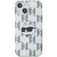 3. Etui Karl Lagerfeld IML Choupette Head & Monogram na iPhone 15 / 14 / 13 - przezroczyste