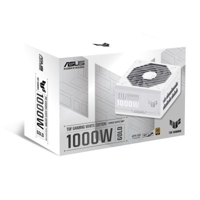 7. Zasilacz ASUS TUF Gaming 1000W Gold White Edition