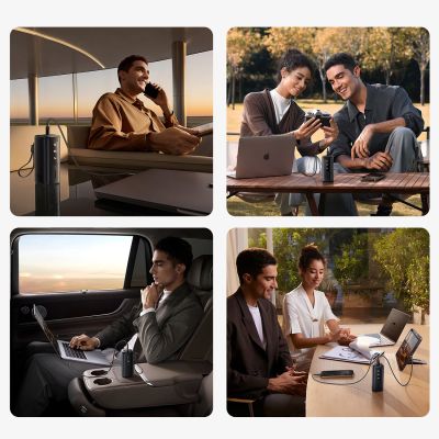 15. Powerbank Baseus EnerGeek GX11 MiFi 20000mAh 67W z funkcją Wi-Fi - czarny