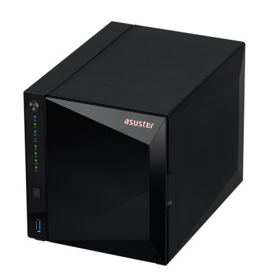 4. NAS Asustor AS3304T v2; Tower; 4x (3.5" SATA HDD/ 2.5" SSD); Realtek RTD1619B, 2GB DDR4, 1x 2.5GbE, 3x USB 3.2