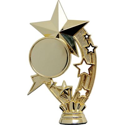 Figurka plastikowa - gwiazda z miejscem na emblemat 50mm  F235/G