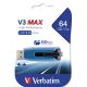 5. Verbatim Store 'n' Go V3 Max pamięć USB 64 GB USB Typu-A 3.2 Gen 1 (3.1 Gen 1) Niebieski