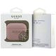 4. Etui Guess Silicone 4G Charm na AirPods Pro 3 różowe