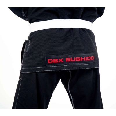 15. Kimono / GI do treningu BJJ - Czarne DBX ELITE A0 + PAS A0