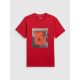 5. T-shirt regular z nadrukiem męski 4F 4FWSS26TTSHM3034-62S