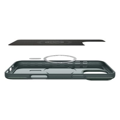 6. Etui Spigen Thin Fit MagSafe do na iPhone 16 Pro Max - zielone