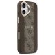 4. Etui Guess 4G Stripe MagSafe na iPhone 17 - brązowe