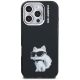 3. Etui Karl Lagerfeld IML Aquarelle Choupette & Logo na iPhone 16 Pro Max - czarne