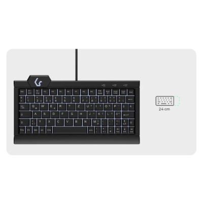 4. KeySonic KSK-3010ELC (DE) klawiatura Dom USB QWERTZ Niemiecki Czarny