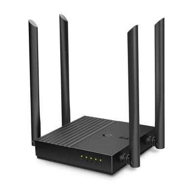 16. Router TP-LINK Archer C64 Obsługa standardu Wi-Fi 802.11ac Wave2 – 867 Mb/s w paśmie 5 GHz i 400 Mb/s w paśmie 2,4 GHz†.