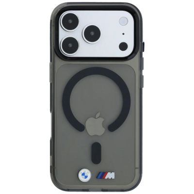 3. Etui BMW M IML Glossy Metal Logo & Trims MagSafe na iPhone 18 Pro Max / 17 Pro Max - czarne