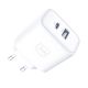 9. Ładowarka sieciowa 3mk DualCharge 20W PD3.0 QC 3.0 PPS USB 1A1C - biała