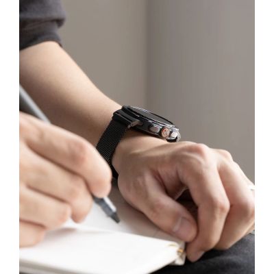 5. Bransoleta Ringke Metal One Mesh na Samsung Galaxy Watch Ultra 47 mm - czarna