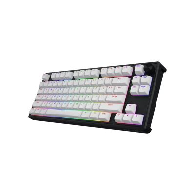 3. HATOR Skyfall 80 MAG ULTRA 8K klawiatura Gaming USB QWERTY US English Czarny, Biały
