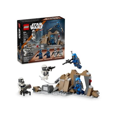 5. LEGO Star Wars 75373 Zasadzka na Mandalorze — zestaw bitewny