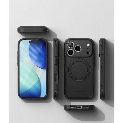 7. Etui Ringke Alles MagSafe na iPhone 18 Pro / 17 Pro - czarne