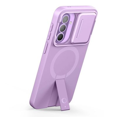 3. Etui Tech-Protect Kevlar Aura MagSafe na Samsung Galaxy A57 - fioletowe