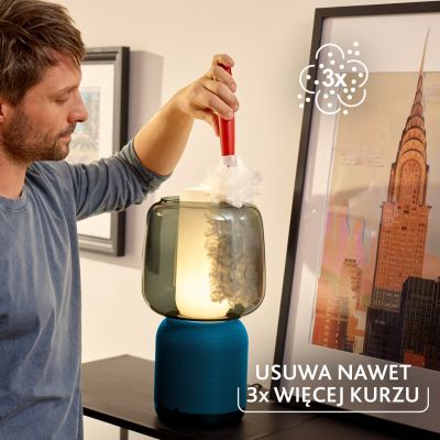 8. Miotełka do kurzu Vileda z krótką rączką + 2 wkłady Flex&Catch