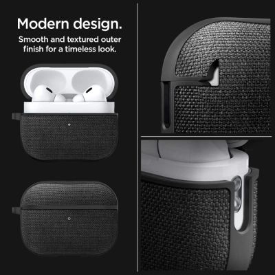 13. Etui Spigen Urban Fit na Apple AirPods Pro 1 / 2 - czarne