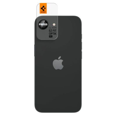 2. Osłona aparatu Spigen Optik Pro GLAS.TR "Ez Fit" 2-pack na iPhone 16e / 17e - czarna