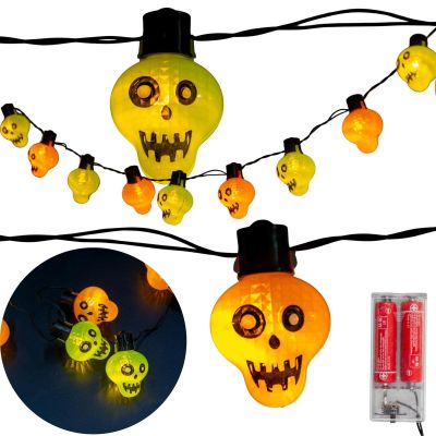 6. GIRLANDA HALLOWEEN CZASZKI 10LED