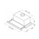 7. Okap teleskopowy ELICA ELITE 14 LUX BL/A/60 czarny - PRF0037991B